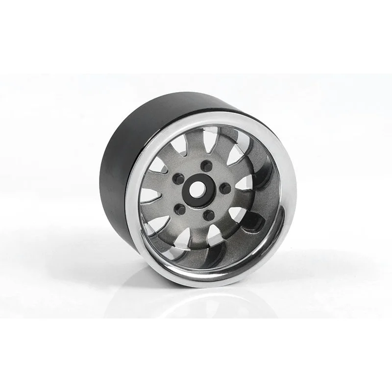 Z-W0327 1.9″ 5 Lug Steel Wheels w/Beauty Ring (Silver)