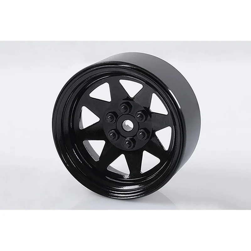 Z-W0190 6 Lug Wagon 2.2″ Steel Stamped Beadlock Wheels (Black)