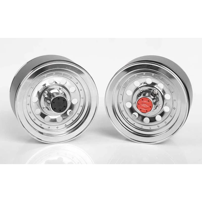 Z-W0296 Classic 10-Hole Chrome 1.9″ Beadlock Wheels