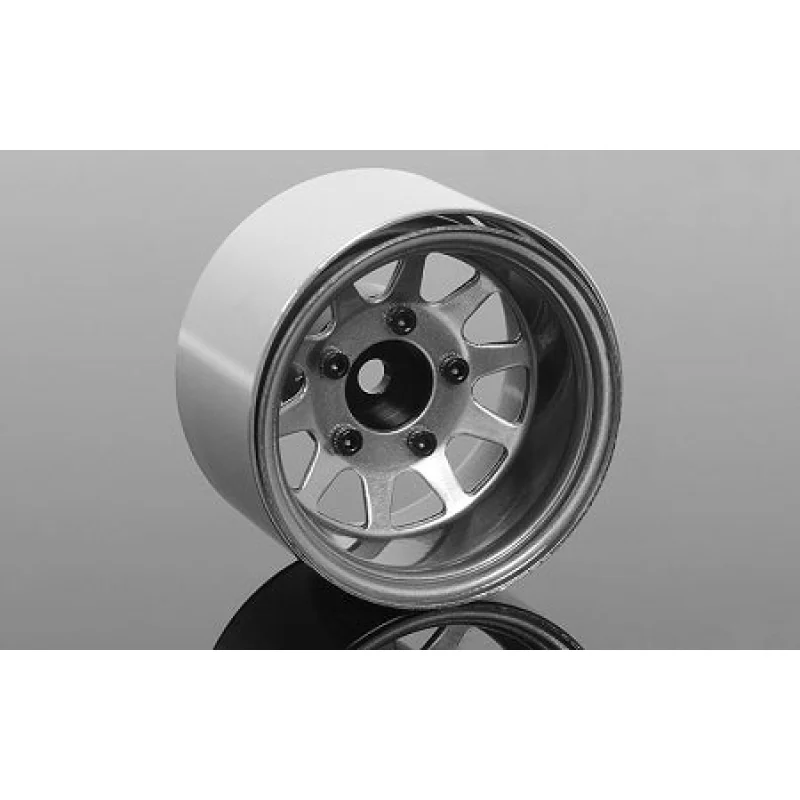 Z-W0286 Deep Dish Wagon 1.55″ Stamped Steel Beadlock Wheels (Clear)