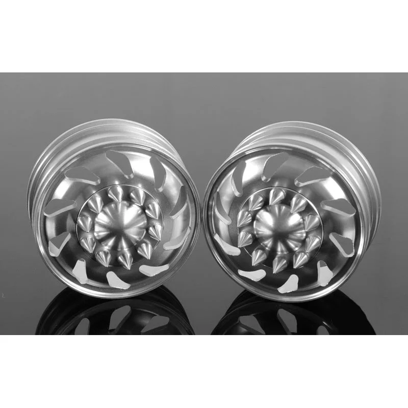 Z-W0053 Force Directional Semi Front Wheels w/Spiked Caps
