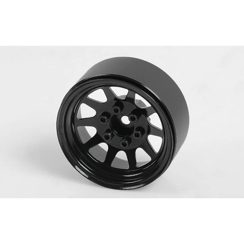 Z-W0210 OEM Stamped Steel 1.9″ Beadlock Wheels (Black)