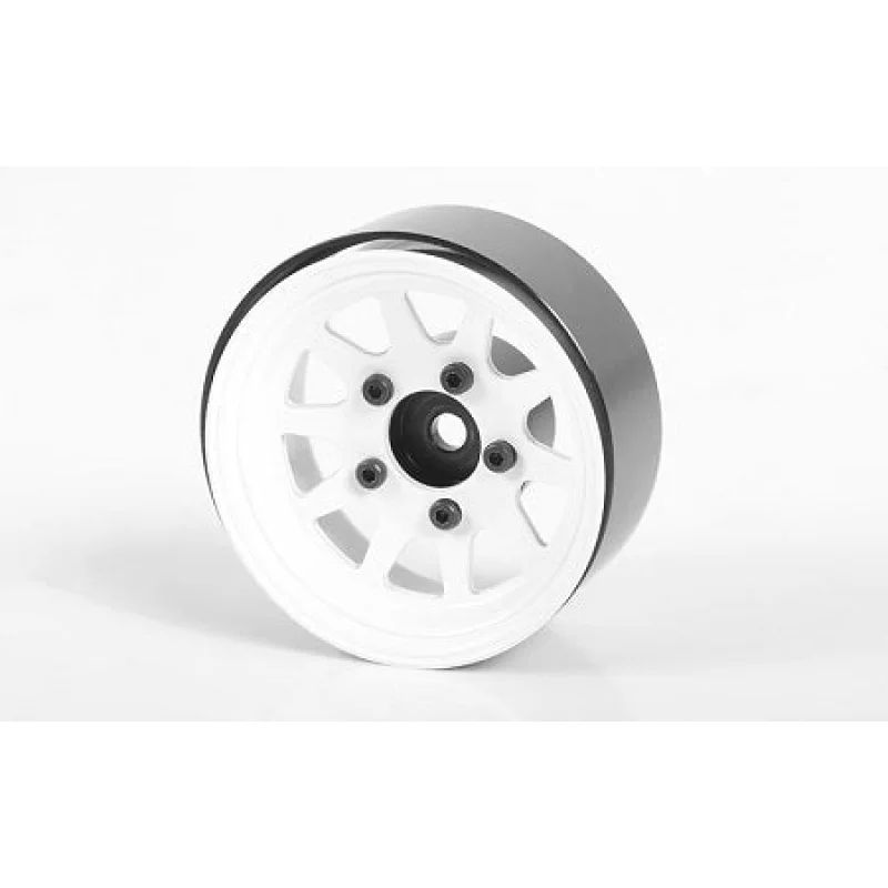 Z-W0260 OEM Stamped Steel 1.55″ Beadlock Wheels (White)
