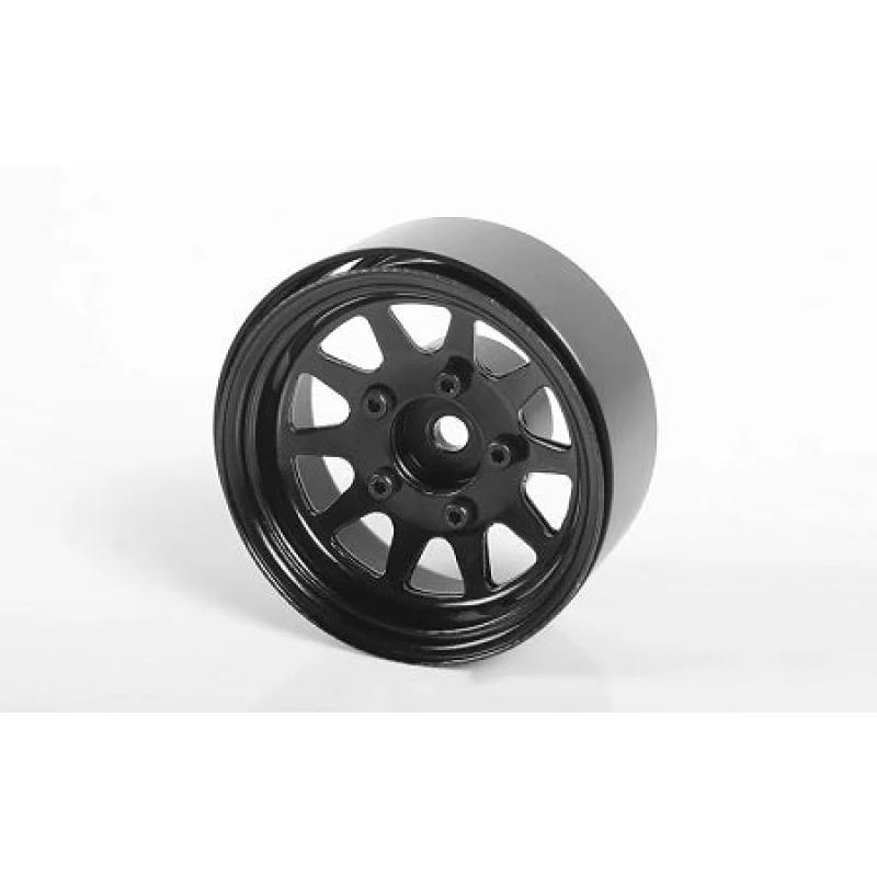 Z-W0262 OEM Stamped Steel 1.55″ Beadlock Wheels (Black)