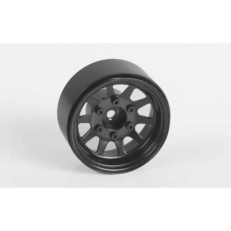 Z-W0310 OEM 6-Lug Stamped Steel 1.55″ Beadlock Wheels (Black)