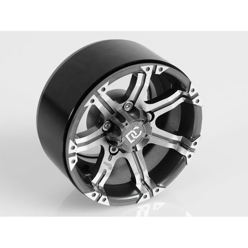 Z-W0027 RC4WD Dick Cepek Gun Metal 7 1.9″ Internal Beadlock Wheels