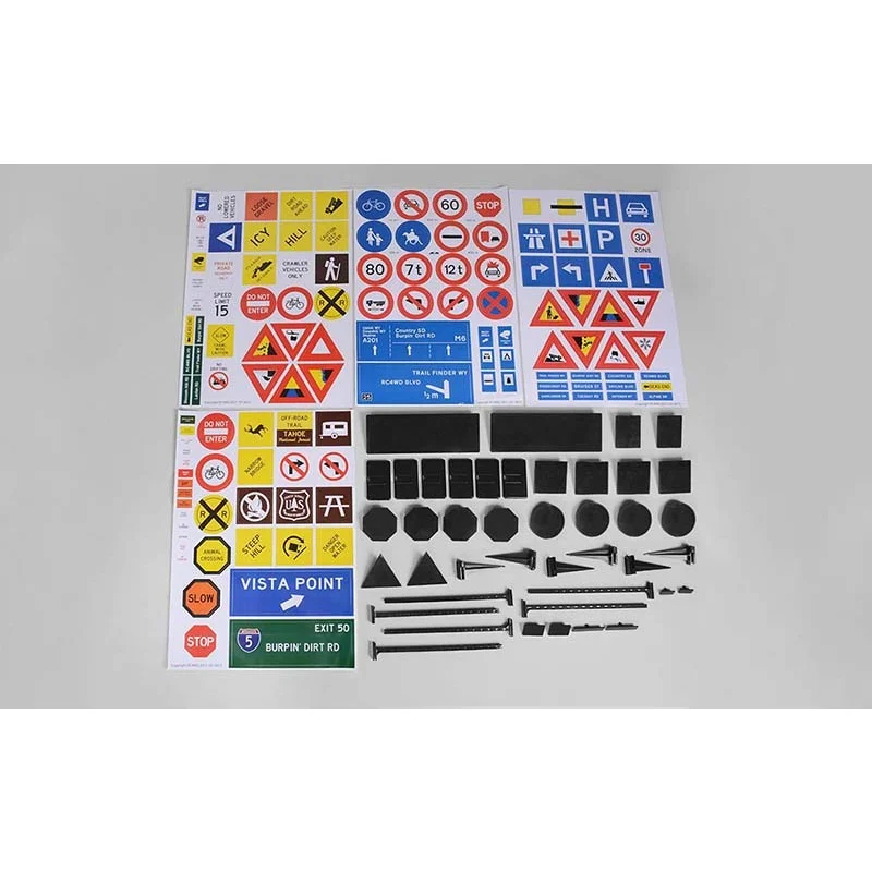 Z-X0035 RC4WD Scale Signs Set