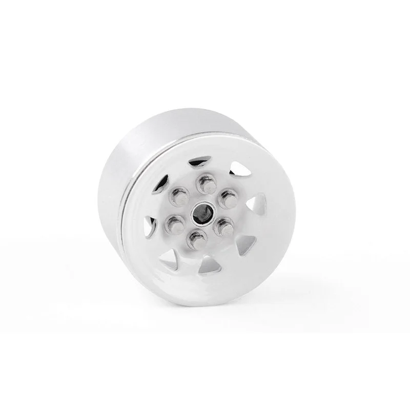 Z-W0068 Stamped Steel 0.7″ Stock Beadlock Wheels (White)