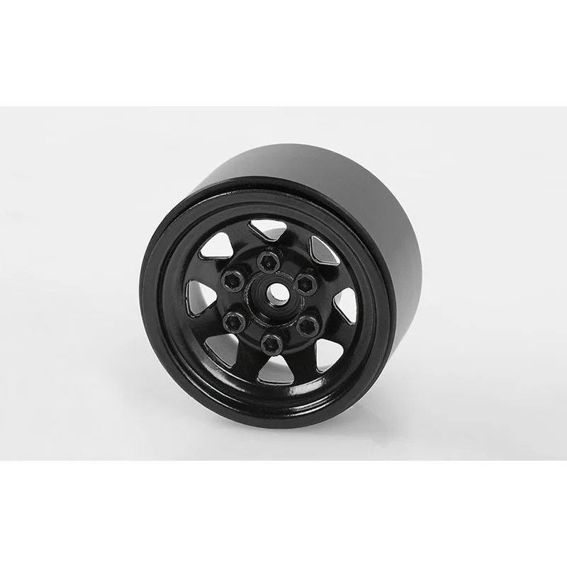 Z-W0229 Stamped Steel 1.0″ Stock Beadlock Wheels (Black)