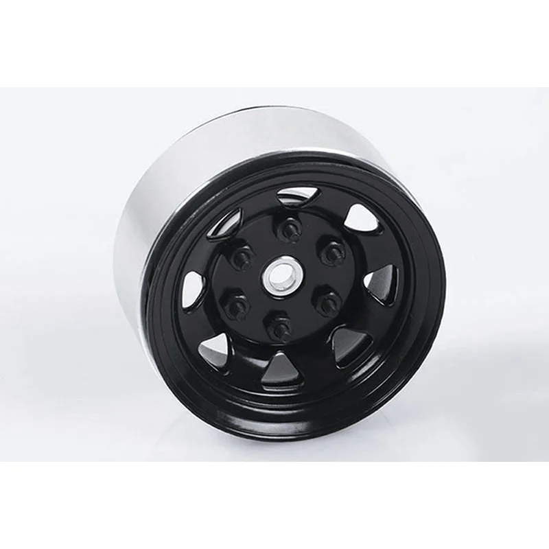 Z-W0036 Stamped Steel 1.55″ Stock Black Beadlock Wheels