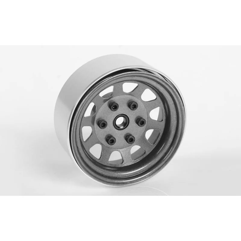 Z-W0272 Stamped Steel 1.7″ Beadlock Wagon Wheels (Clear)