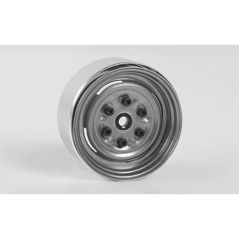 Z-W0289 Vintage Yota 6 Lug Stamped Steel 1.55″ Beadlock Wheels (Clear)